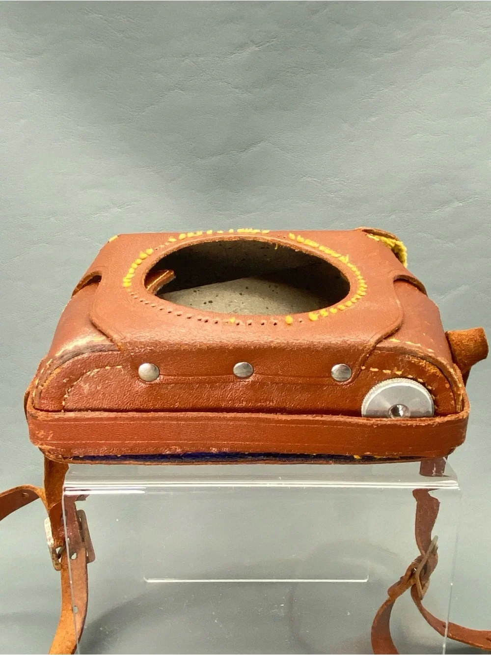 Argus Anastigmat A2B Vintage Film Camera in Leather Case Decors Untested/Parts
